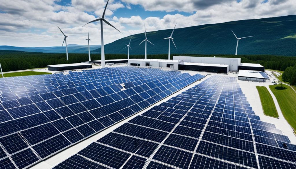 renewable energy in data centers