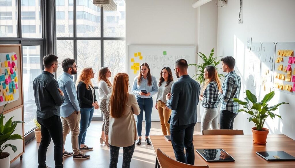 daily stand-up meetings