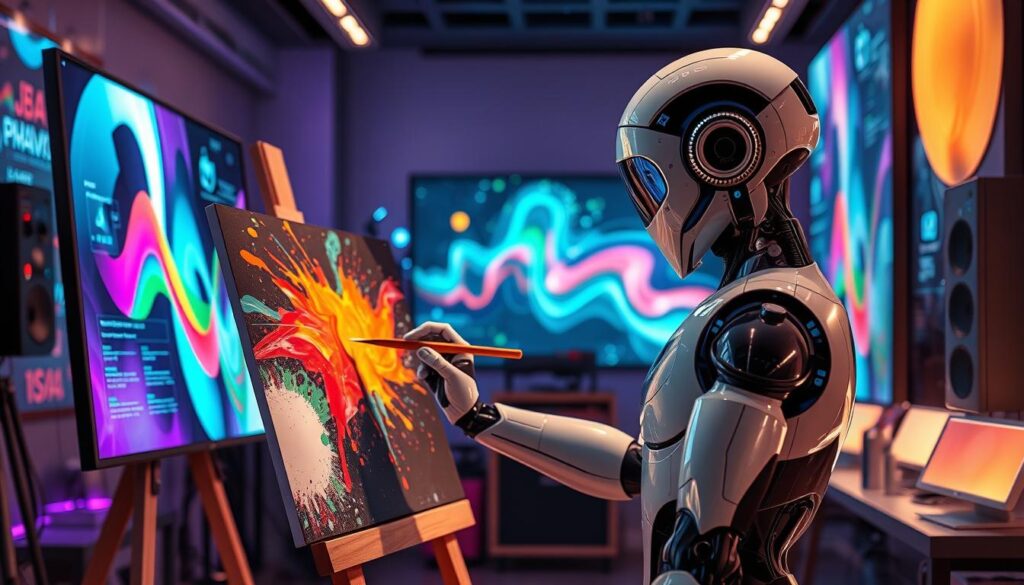 AI creating art